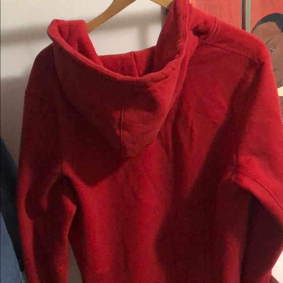 Red Champion zip up hoodie - Picture 3 of 3